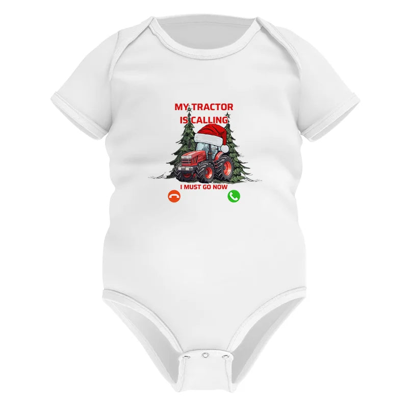 Image of My Tractor Is Calling 2 - Infant Fine Jersey Bodysuit