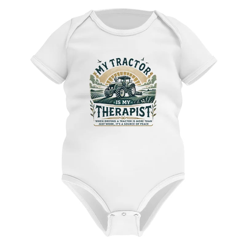 My Tractor Is My Therapist - Infant Fine Jersey Bodysuit