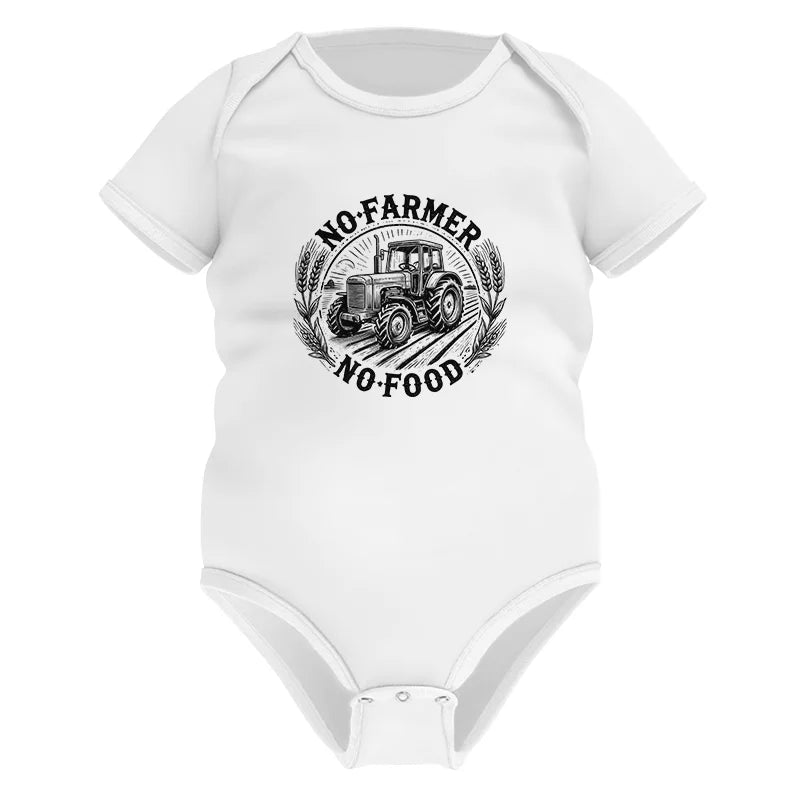 Image of No Farmer No Food 2 - Infant Fine Jersey Bodysuit