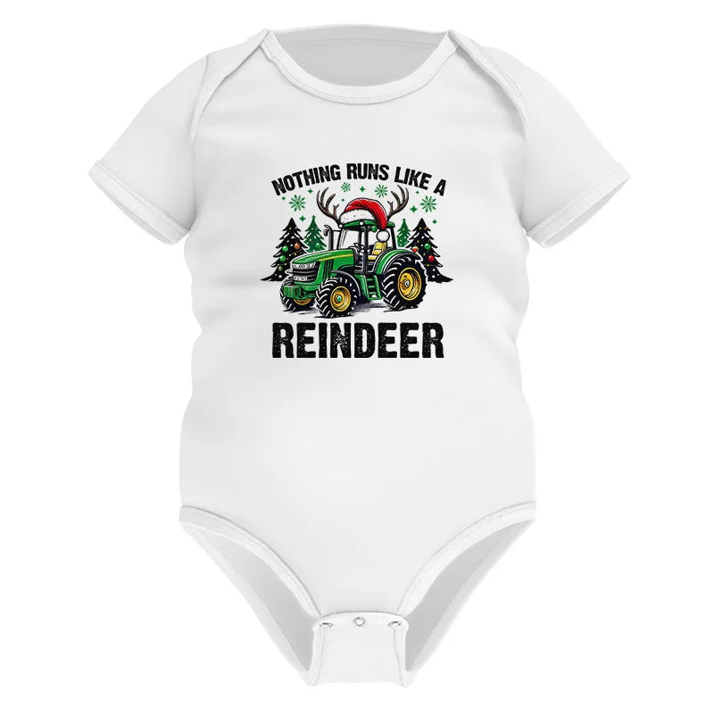 Nothing Runs Like A Reindeer 3 - Infant Fine Jersey Bodysuit