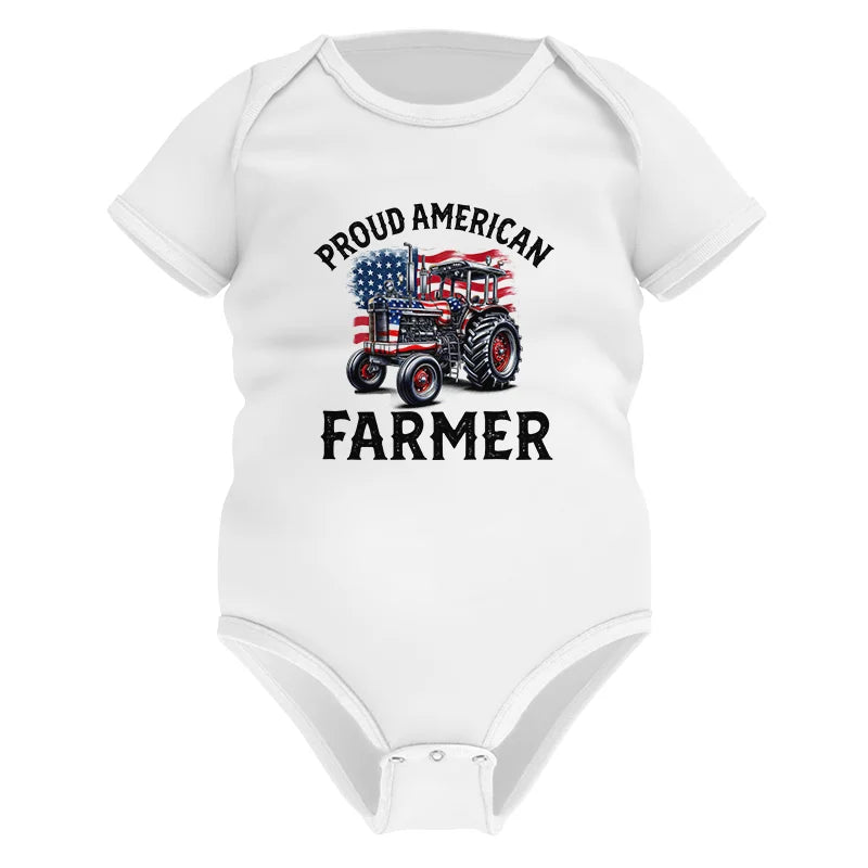 Image of Patriot Tractor - Infant Fine Jersey Bodysuit