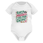 Santa Deliver Present I Deliver Crops! - Infant Fine Jersey Bodysuit