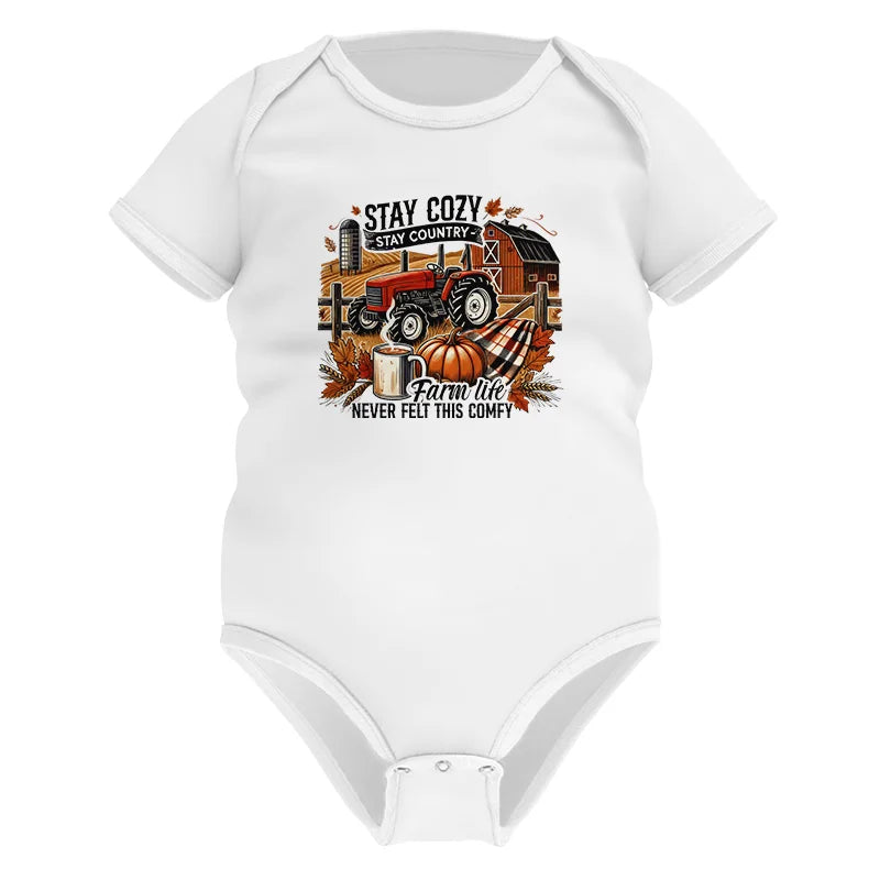 Image of Stay Cozy_Stay Country_Farm Life Never Felt This Comfy - Infant Fine Jersey Bodysuit