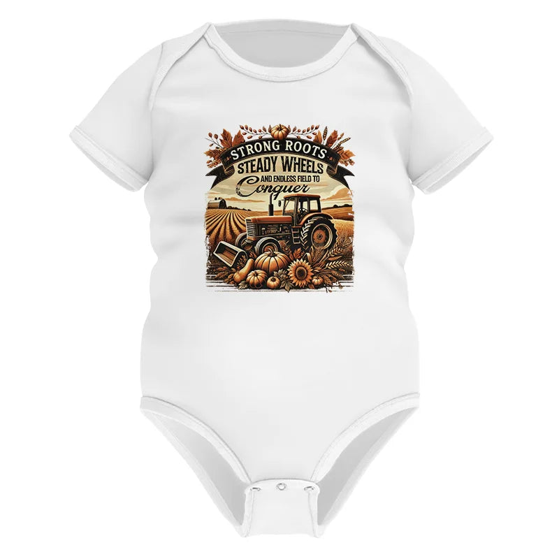 Thanksgiving Farmer Endless Fields To Conquer 2 - Infant Fine Jersey Bodysuit