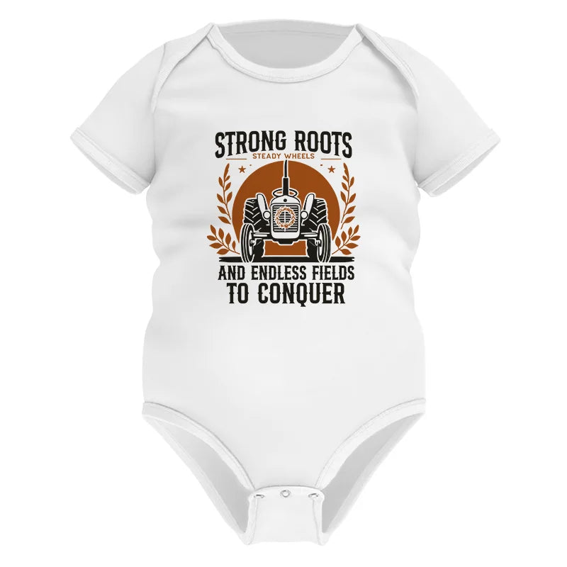 Thanksgiving Farmer Endless Fields To Conquer 4 - Infant Fine Jersey Bodysuit