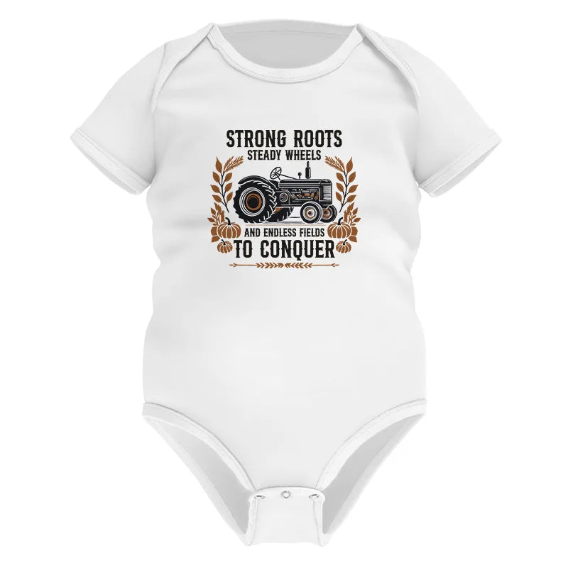 Thanksgiving Farmer Endless Fields To Conquer 5 - Infant Fine Jersey Bodysuit