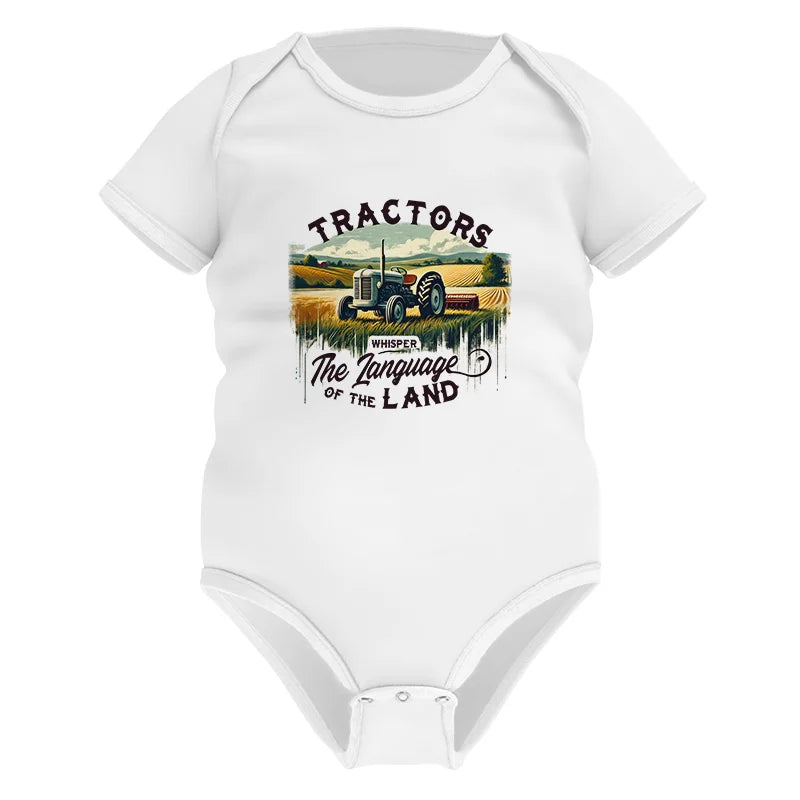 Tractors Whisper The Language Of The Land 2 - Infant Fine Jersey Bodysuit