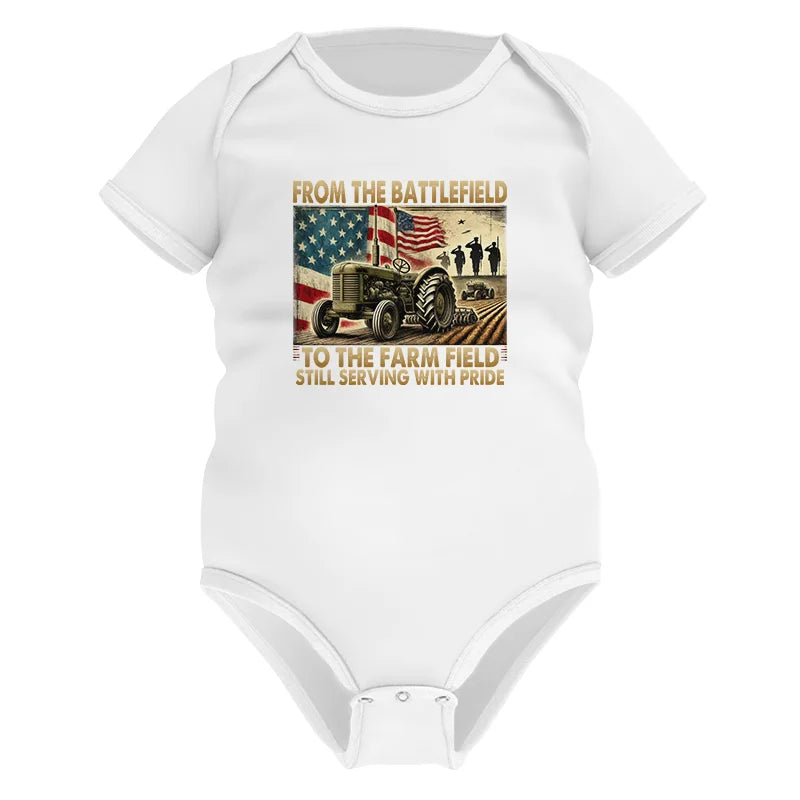 Veteran Farmer From The Battlefield To The Farm Field 1 - Infant Fine Jersey Bodysuit