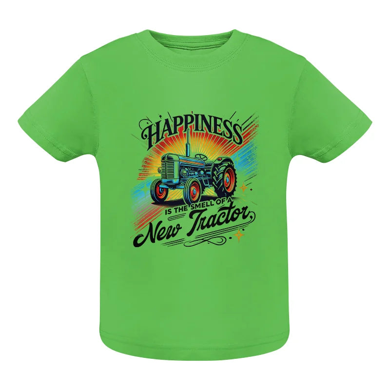 Happiness Is The Smell Of A New Tractor - Infant Fine Jersey Tee