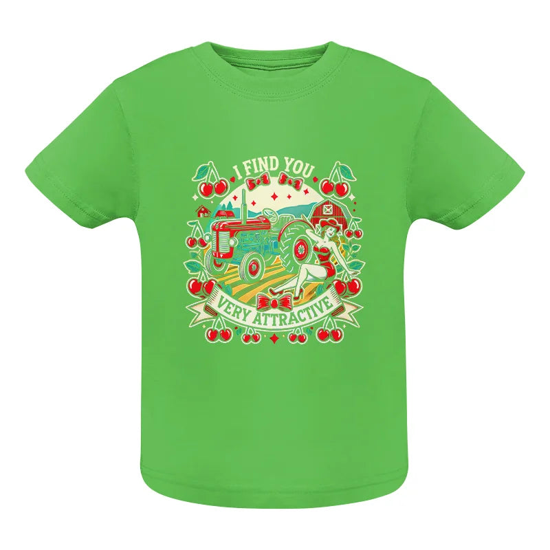 I Find You Very Attractive Red Cherry - Infant Fine Jersey Tee