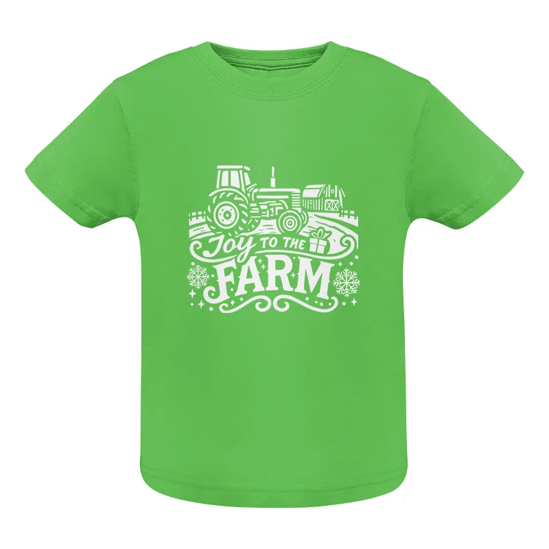 Joy To The Farm 1 - Infant Fine Jersey Tee