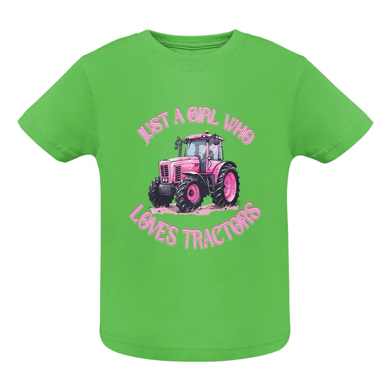 Just A Girl Who Loves Tractors 1 - Infant Fine Jersey Tee