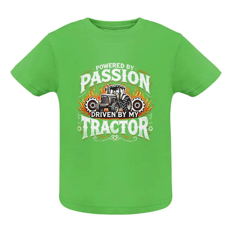 Powered By Passion Driven By My Tractor 1 - Infant Fine Jersey Tee