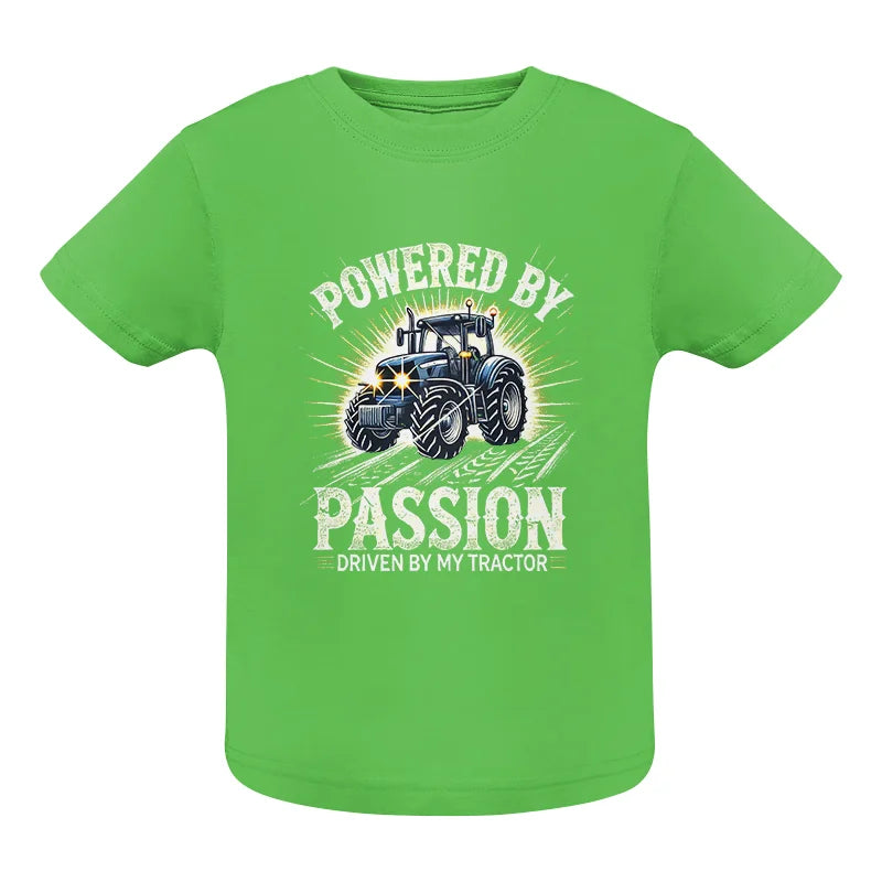 Image of Powered By Passion Driven By My Tractor - Infant Fine Jersey Tee