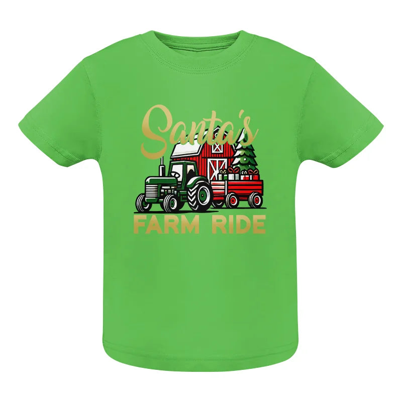 Santa's Farm Ride 2 - Infant Fine Jersey Tee