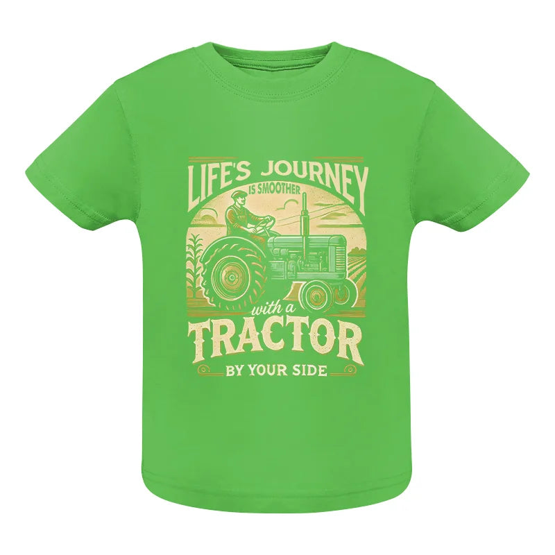 Image of Smoother With A Tractor By Your Side - Infant Fine Jersey Tee