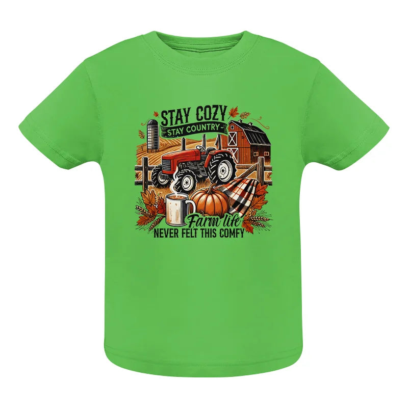 Image of Stay Cozy_Stay Country_Farm Life Never Felt This Comfy - Infant Fine Jersey Tee