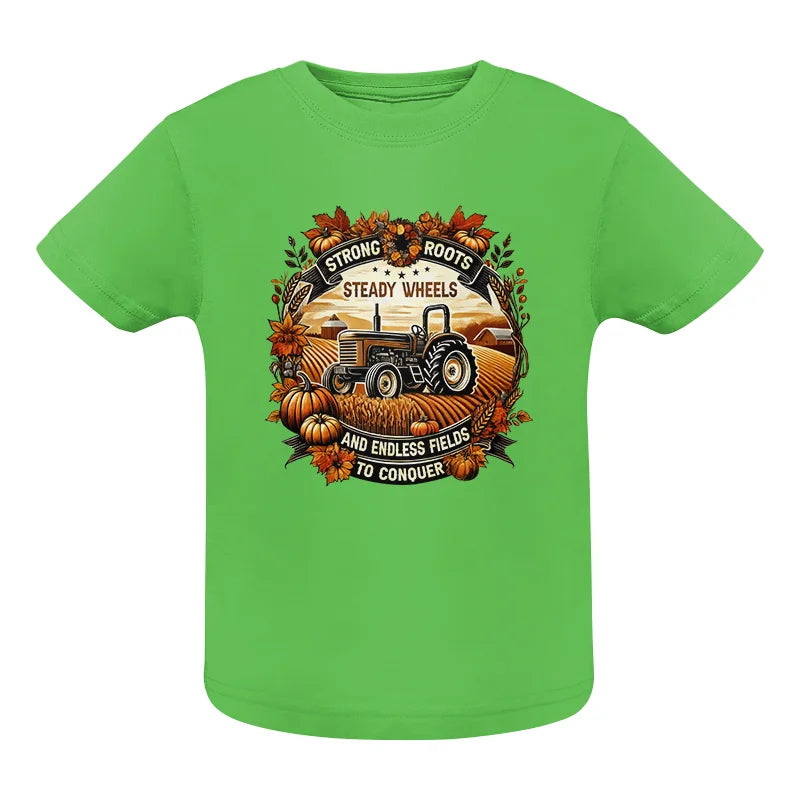 Thanksgiving Farmer Endless Fields To Conquer 1 - Infant Fine Jersey Tee