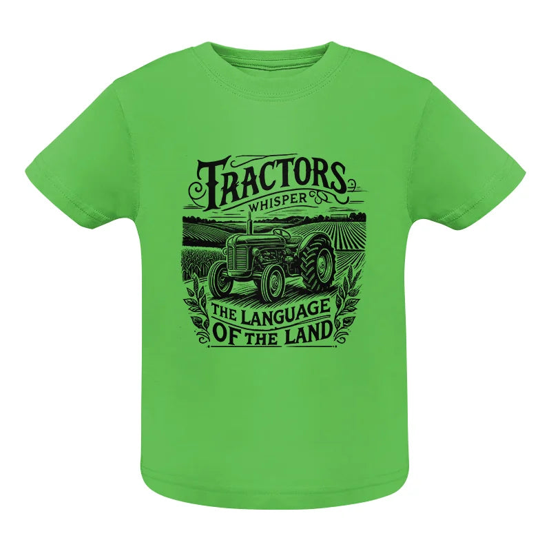 Image of Tractors Whisper The Language Of The Land 1 - Infant Fine Jersey Tee