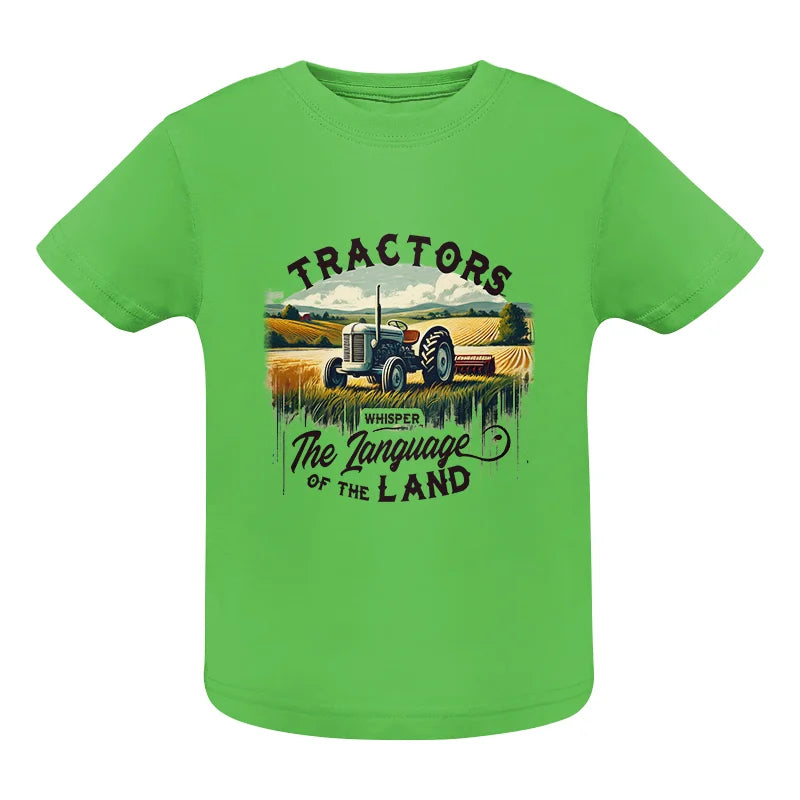 Image of Tractors Whisper The Language Of The Land 2 - Infant Fine Jersey Tee