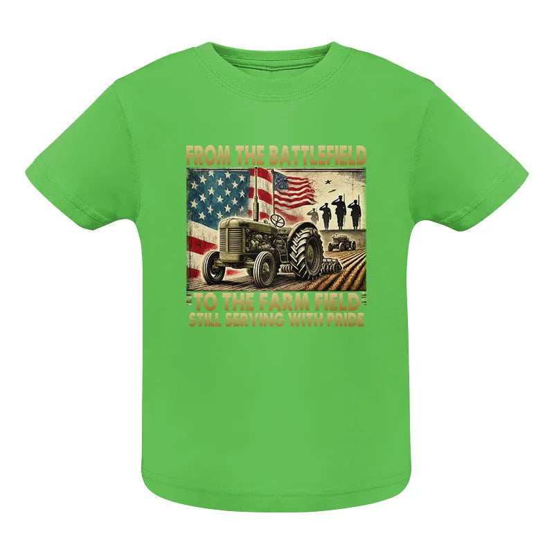 Veteran Farmer From The Battlefield To The Farm Field 1 - Infant Fine Jersey Tee