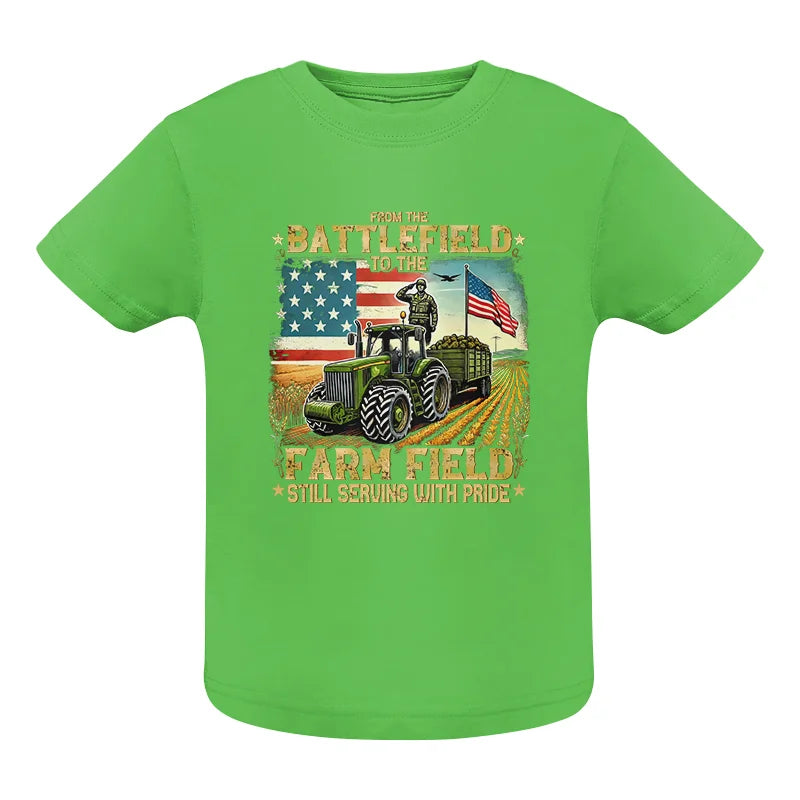 Veteran Farmer From The Battlefield To The Farm Field 2 - Infant Fine Jersey Tee