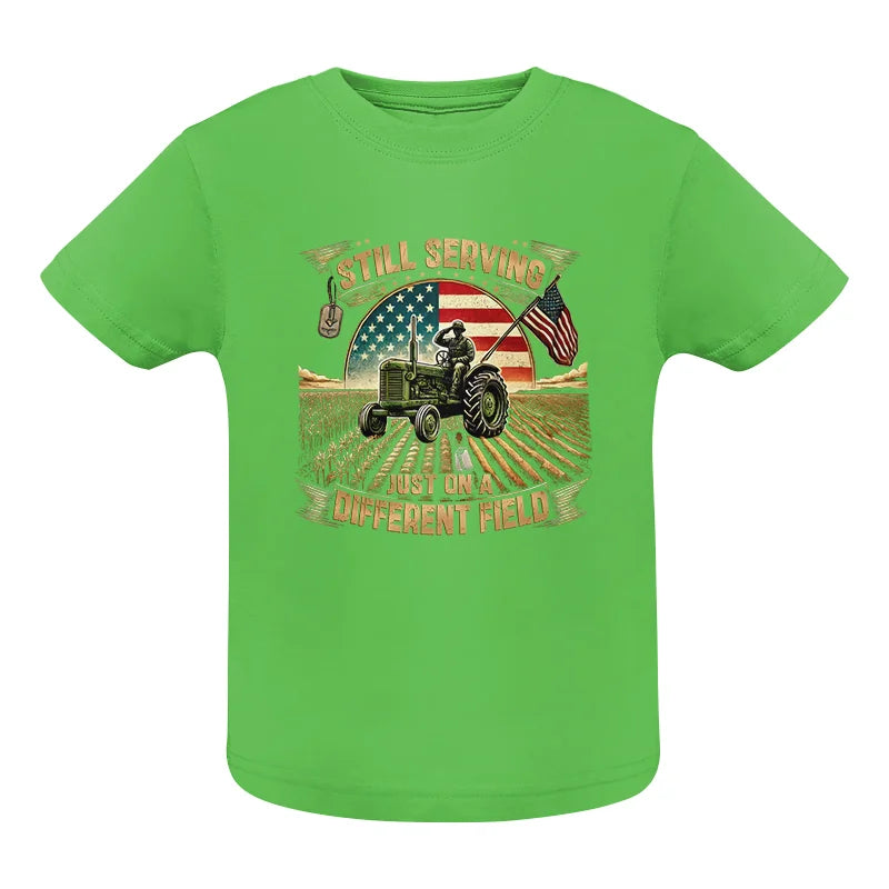 Image of Veteran Farmer Still Serving 8 - Infant Fine Jersey Tee