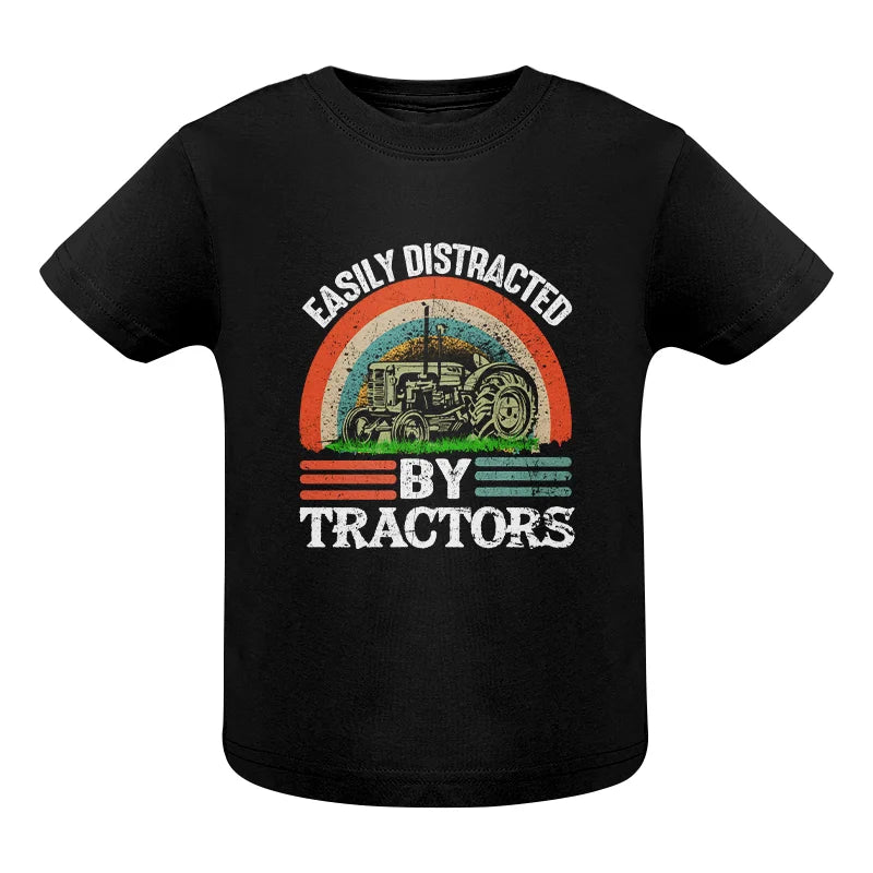 Easily Distracted By Tractors - Infant Fine Jersey Tee