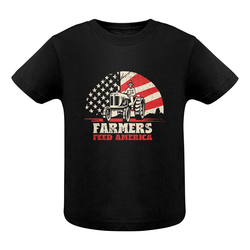 Farmers Feed America Support Farmers - Infant Fine Jersey Tee