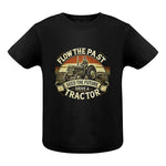 Flow The Past Seed The Future Drive A Tractor - Infant Fine Jersey Tee