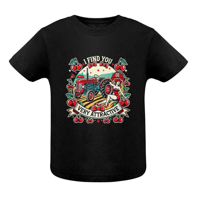 I Find You Very Attractive Red Cherry - Infant Fine Jersey Tee