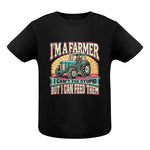 I'm A Farmer_Fix Stupid_Feed Them - Infant Fine Jersey Tee