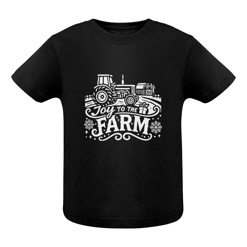 Joy To The Farm 1 - Infant Fine Jersey Tee