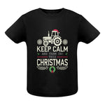 Keep Calm And Farm On! This Christmas - Infant Fine Jersey Tee