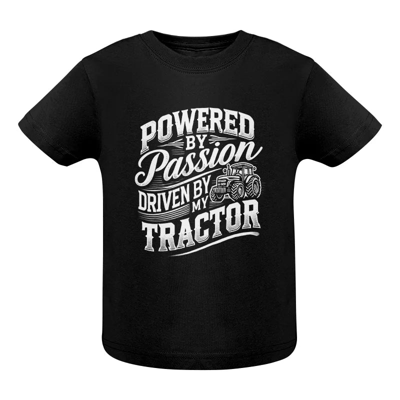 Image of Powered By Passion Driven By My Tractor 2 - Infant Fine Jersey Tee