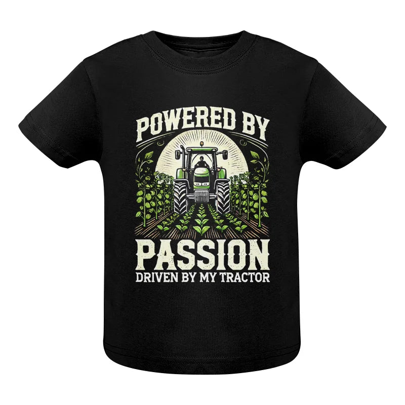 Image of Powered By Passion Driven By My Tractor 3 - Infant Fine Jersey Tee