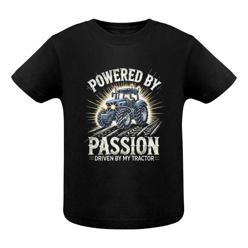 Powered By Passion Driven By My Tractor - Infant Fine Jersey Tee