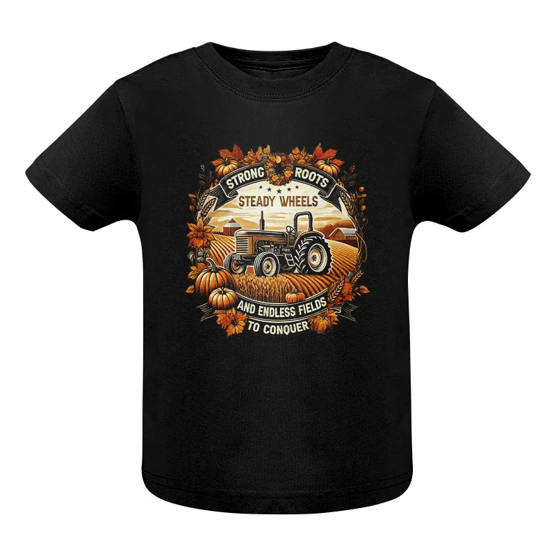 Image of Thanksgiving Farmer Endless Fields To Conquer 1 - Infant Fine Jersey Tee