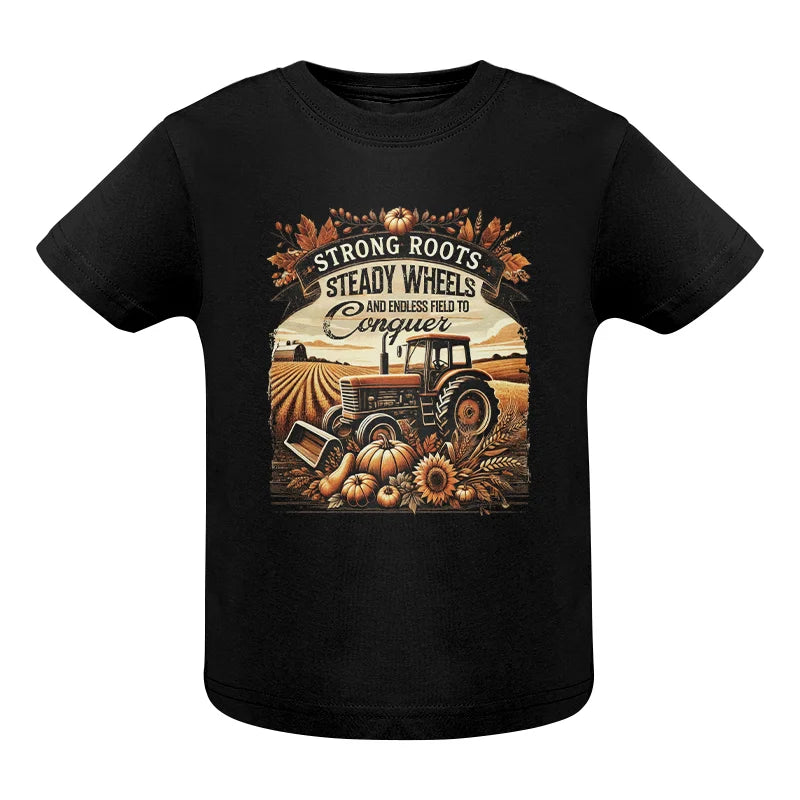 Thanksgiving Farmer Endless Fields To Conquer 2 - Infant Fine Jersey Tee