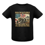 Veteran Farmer From The Battlefield To The Farm Field 1 - Infant Fine Jersey Tee