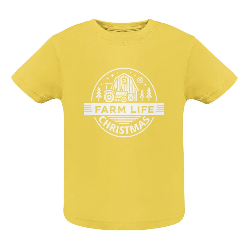 Image of Farm Life Christmas 1 - Infant Fine Jersey Tee