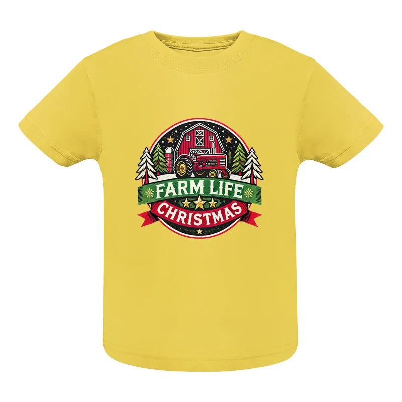 Image of Farm Life Christmas 3 - Infant Fine Jersey Tee