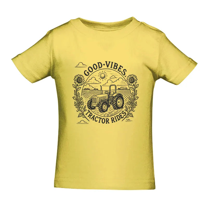 Image of Good Vibes Tractor Rides - Infant Fine Jersey Tee