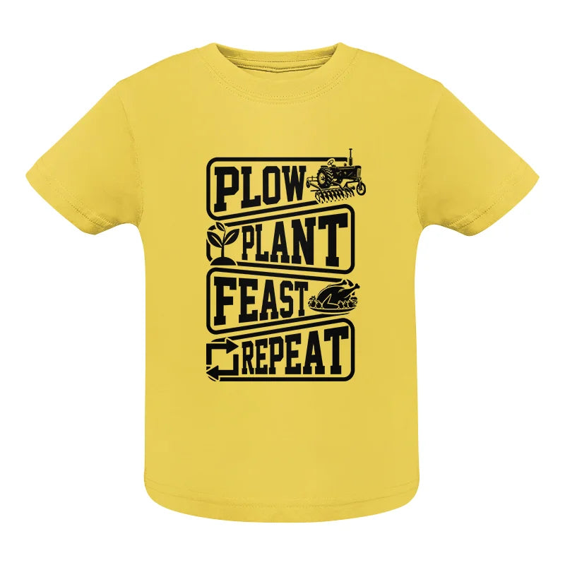 Plow Plant Feast Repeat 1 - Infant Fine Jersey Tee