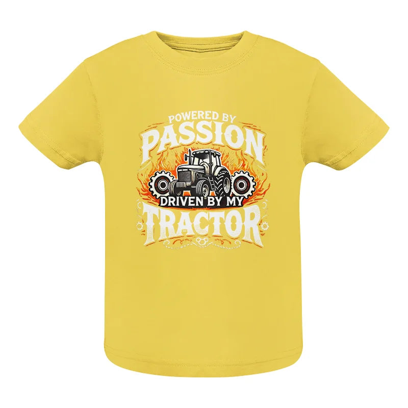 Powered By Passion Driven By My Tractor 1 - Infant Fine Jersey Tee