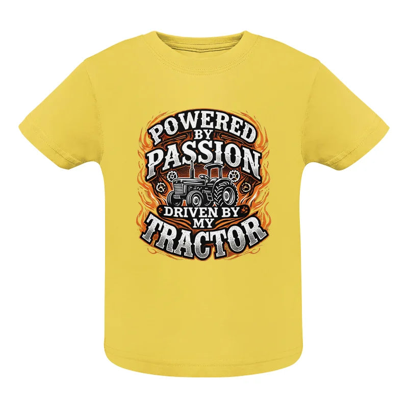 Powered By Passion Driven By My Tractor 5 - Infant Fine Jersey Tee