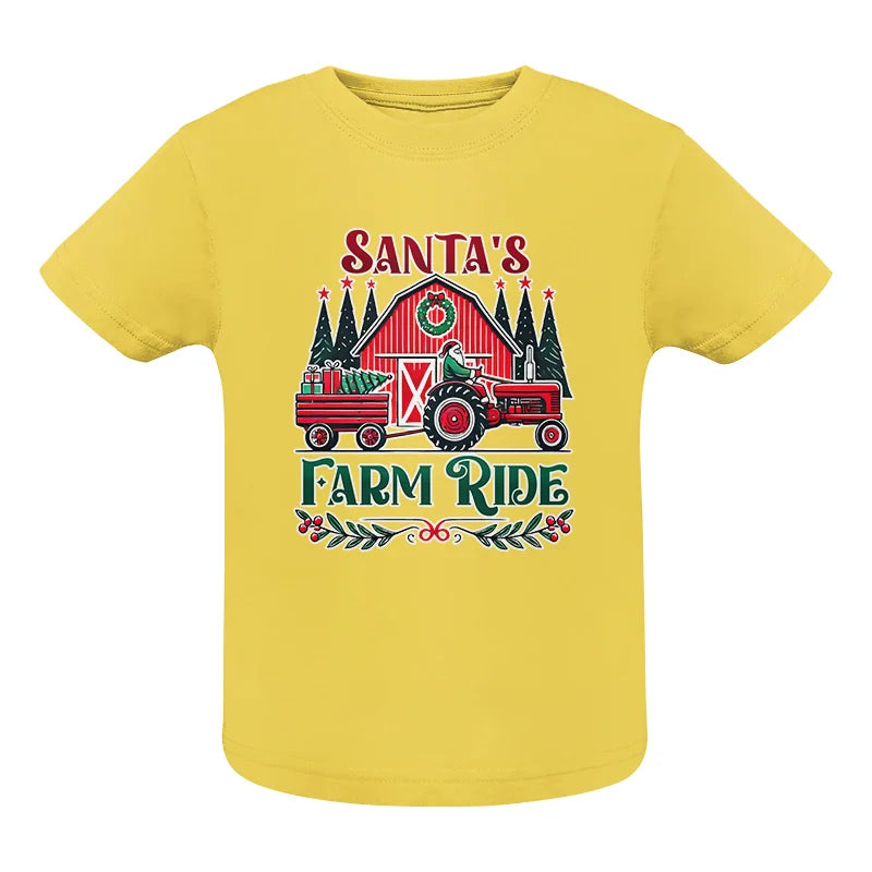 Santa's Farm Ride 1 - Infant Fine Jersey Tee