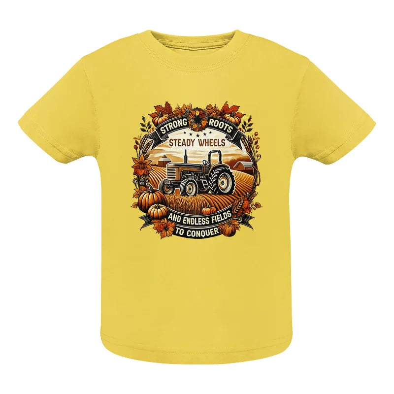 Thanksgiving Farmer Endless Fields To Conquer 1 - Infant Fine Jersey Tee