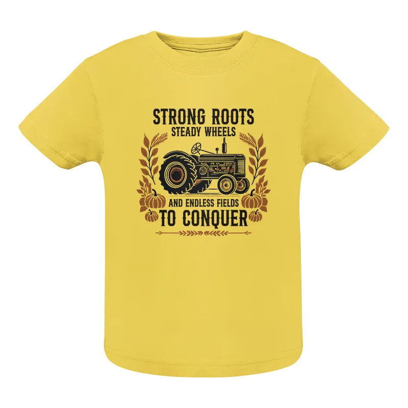 Thanksgiving Farmer Endless Fields To Conquer 5 - Infant Fine Jersey Tee