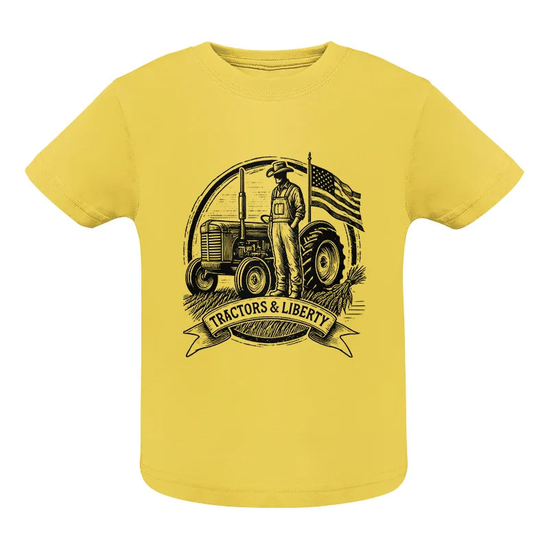 Image of Tractors And Liberty - Infant Fine Jersey Tee